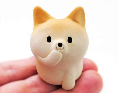 激萌《柴犬陶瓷》還有《貓咪陶瓷》每一個都可愛的好療癒啊~