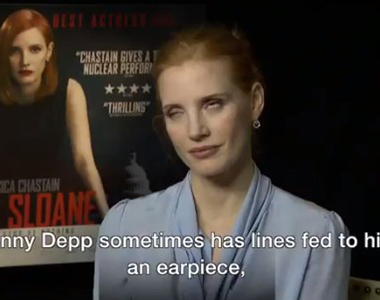 《潔西卡雀斯坦的大白眼》到底強尼戴普說了什麼?