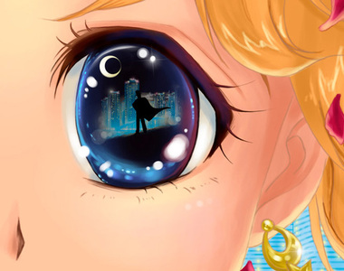 繪師Pillara筆下《美少女戰士的眼底之美》水手月亮的眼裡果然是燕尾服蒙面俠啊 ❤