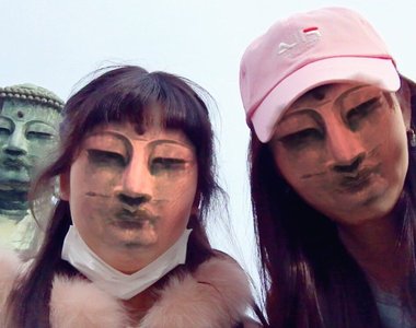 超夯換臉APP《與鎌倉大佛換臉》跟大佛換臉感覺也很有趣啊XDD