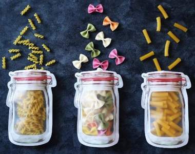 SNS話題可愛小物《梅森瓶夾鏈袋》比玻璃罐更輕巧方便收納♪