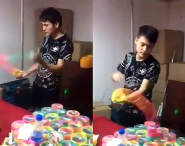 《神人玩彩虹圈》這怎麼跟我印象中玩的方式都不一樣