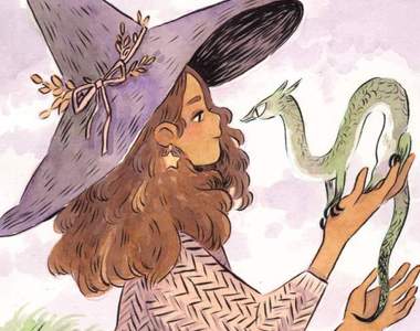 《夢幻水彩插畫》沾點水暈開就像夢境一般浪漫