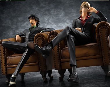 《TIGER & BUNNY》虎叔與巴納比的慵懶坐姿模型 不收一對不行啊啊(幫荷包君QQ)