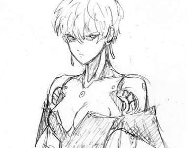 官方玩梗最致命《一拳超人》漫畫家「村田雄介」繪製性轉版傑諾斯