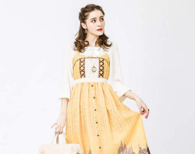 迪士尼《美女與野獸洋裝》你也可以變身成特別的女孩～