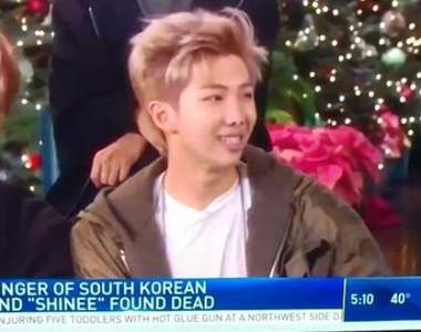 NBC尷尬了《誤把BTS RM錯當鐘鉉報導死亡消息》粉絲火大炎上要求道歉