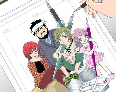 實錄《一家四口都是漫畫家》各自發展出4種畫風