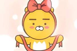 Kakaotalk《光復節限定款玩偶》別以為綁上緞帶我就會買♥