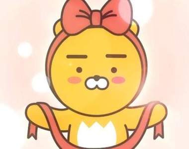 Kakaotalk《光復節限定款玩偶》別以為綁上緞帶我就會買♥