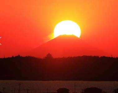 《泰國人拍下的富士山美景》構圖不錯浪漫讓不少人感動惹