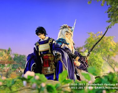 《東離劍遊紀x刀劍亂舞》凜雪鴉vs三日月 鳥海浩輔習得布袋戲一人口白的精隨