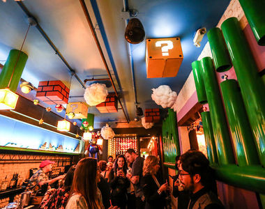 《瑪利歐酒吧》伴隨櫻花盛開的瑪利歐1-1世界