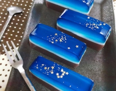 超簡單DIY《星空果凍》我也會做精緻甜點了~