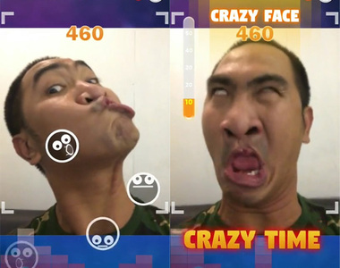手機遊戲《臉部跳舞機》FaceDance Challenge! 讓人玩到顏面神經都要失調啦ಠ_ಠ