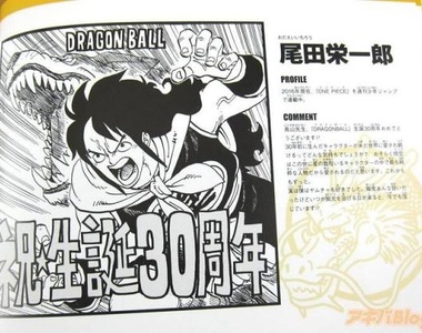 收錄在七龍珠30週年紀念冊裡《各畫家畫的七龍珠》不同風格的感覺很有趣呢