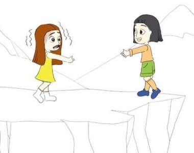 玩猜拳姊姊墜谷《妹妹跑去跟媽媽求救》後才發現姊姊存在感好低...