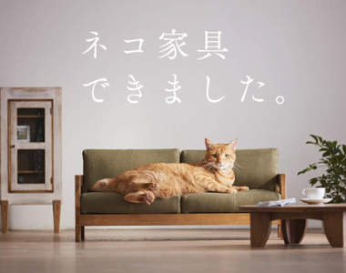 《貓用家具》日本家具店職人特製貓咪專用的迷你家具