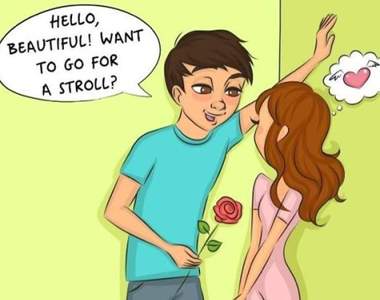 兩格漫畫《結婚前後的差異》光調情這方面差很大?