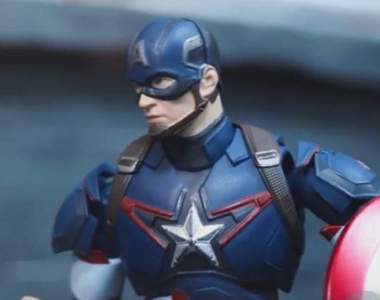 《英雄內戰停格動畫》美國隊長對決鋼鐵人超精彩