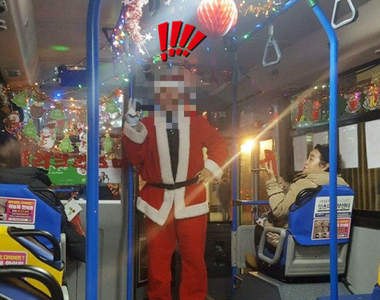 即將退休的公車司機《用一個行為讓乘客歡樂度過聖誕節》還親自祝賀根本暖男阿♥