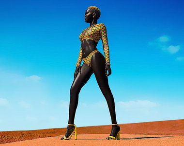 《黑暗女王 Nyakim Gatwech》最有自信的黑美人模特兒