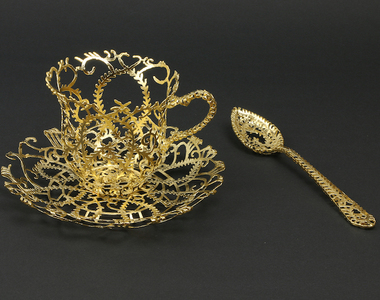 Wiebke Meurer《杯具雕花藝術》只能欣賞不能使用的杯具們