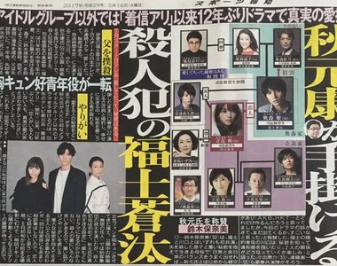 夏季日劇《福士蒼汰演出殺人犯》秋元康原案企劃全新推理劇