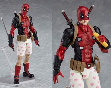 大寫加粗的騷《死侍可動模型》你喜歡制服誘惑還是粉紅愛心內褲？