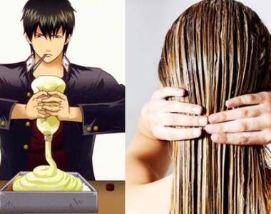 蛋黃醬星人最愛《美乃滋加蛋護髮法》再加一片土司的話...喂