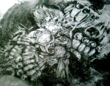 推主在絨毛地毯上畫了《地毯畫》引發網友們瘋狂轉發~太強了啊啊