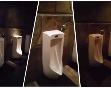 上廁所到一半《一盞死巴賴打在你的小便斗上》的話是要繼續還是怎樣...