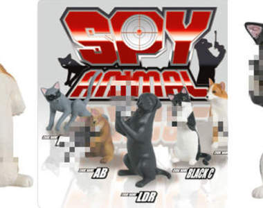 限制級注意《SPY動物狙擊手》拿槍的扭蛋擺在公司好合適