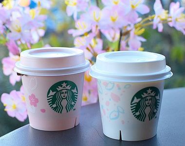 日本星巴克限定《迷你布丁櫻花杯》又是一個買杯子的概念ww
