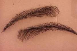 連眉毛也有假髮《眉毛假髮Brow wigs》用真髮做的眉毛可以申請用自己的頭髮做嗎......