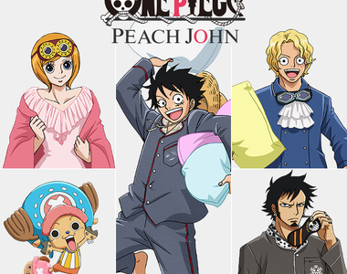 海賊王睡衣《ONE PIECE×Peach John》第二彈聯名來了~突然覺得喬巴有點可憐欸XDD