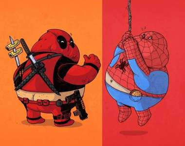 《吃到飽到胖成球的動漫人氣角色》不要吃太胖哦會被…來不及惹