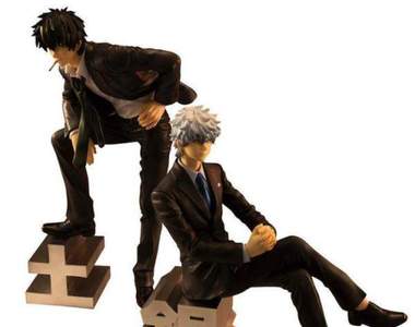 《土方十四郎西裝G.E.M.模型》跟菁英銀時配一對的畫面超美好❤