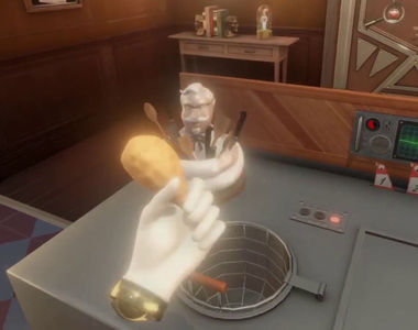 《肯德基VR遊戲》沒做出好吃的炸雞就不讓你離開......