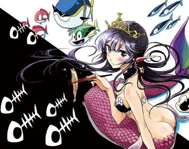 魚類共食《人魚公主的海鮮大餐》抵擋不住美味海產的誘惑