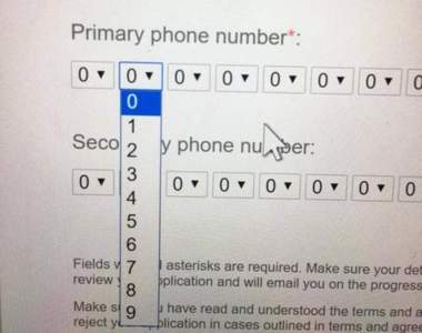 超級鬧事《讓人崩潰的填寫電話輸入》到底要不要讓人好好輸入資料啦（暴怒）