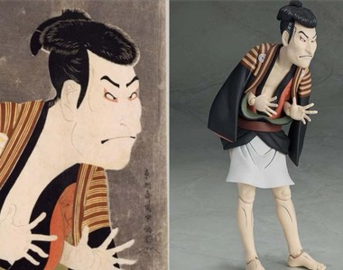 桌上美術館《浮世繪figma可動模型》重要文化財國寶名作模型化