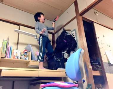 爸爸的愛《日本父親為兒子「變」出任天堂Switch》狂喜到飛起來啦