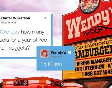《多少轉推可以換到免費雞塊》溫蒂漢堡:1800萬