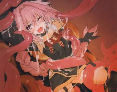 FGO紀念繪本《官方繪師大玩偽娘觸手play》滿身都是白濁液體…