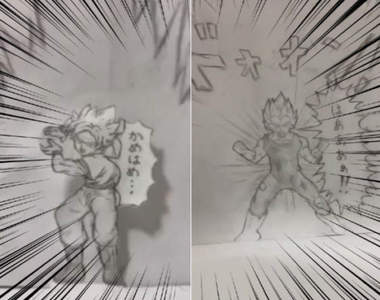《立體七龍珠激鬥場景》日本紙杯藝術家再度發揮創意用手機拍給你看