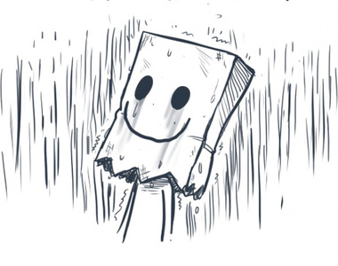 《憂鬱症漫畫》我們每個人都有一個微笑的面具...