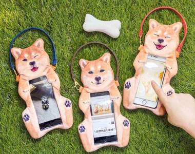 《柴犬翻肚手機袋》滑手機也能有在摸阿柴肚肚的港覺❤