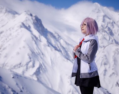 Coserゆう94狂《為還原登上2000米雪山取景拍攝》Fate/Grand Order 瑪修姬莉葉萊特