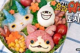 小孩帶去學校超威風《妖怪手錶便當》只要手邊有飯就能立刻做